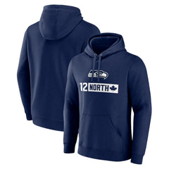 Seattle Seahawks 12 North Pullover Hoodie - College Navy sale