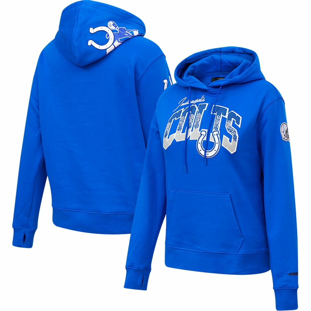 Indianapolis Colts Pro Standard Women's Local Patch Pullover Hoodie - Royal online