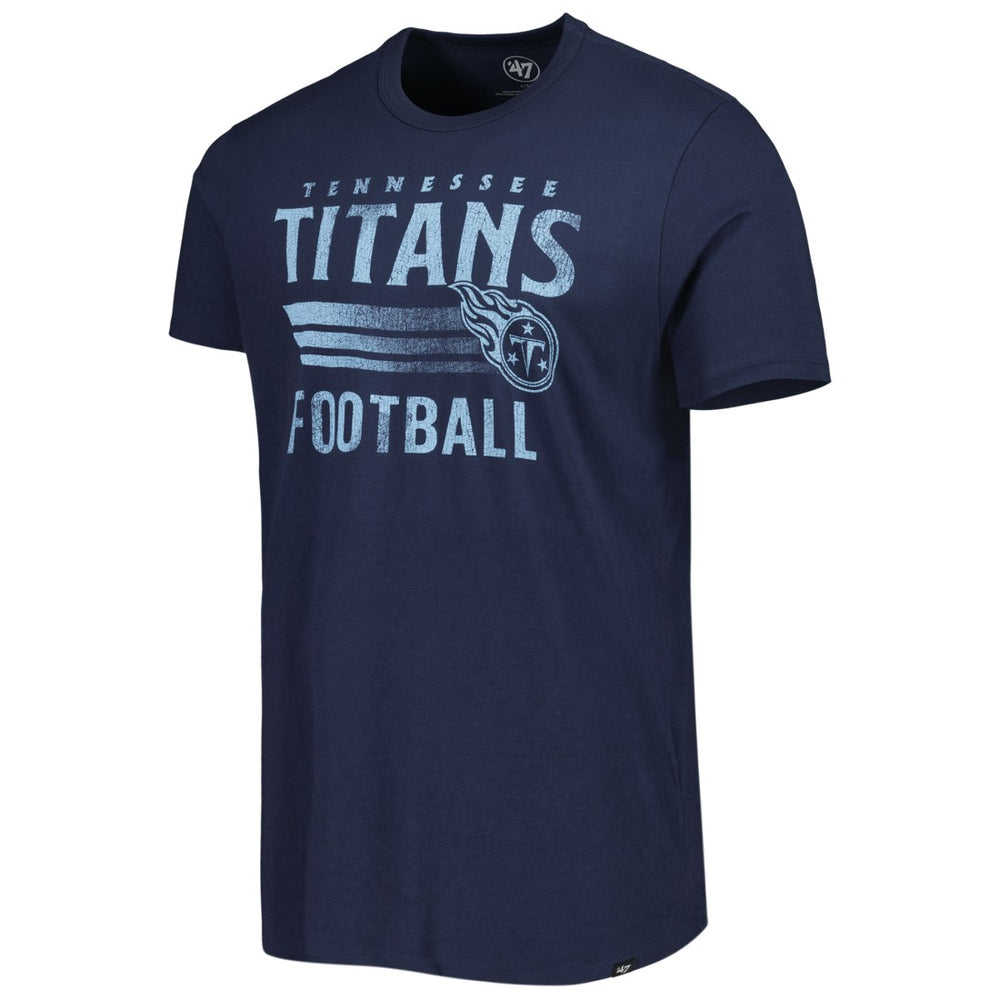 Tennessee Titans '47 Wordmark Rider Franklin T-Shirt - Navy discount