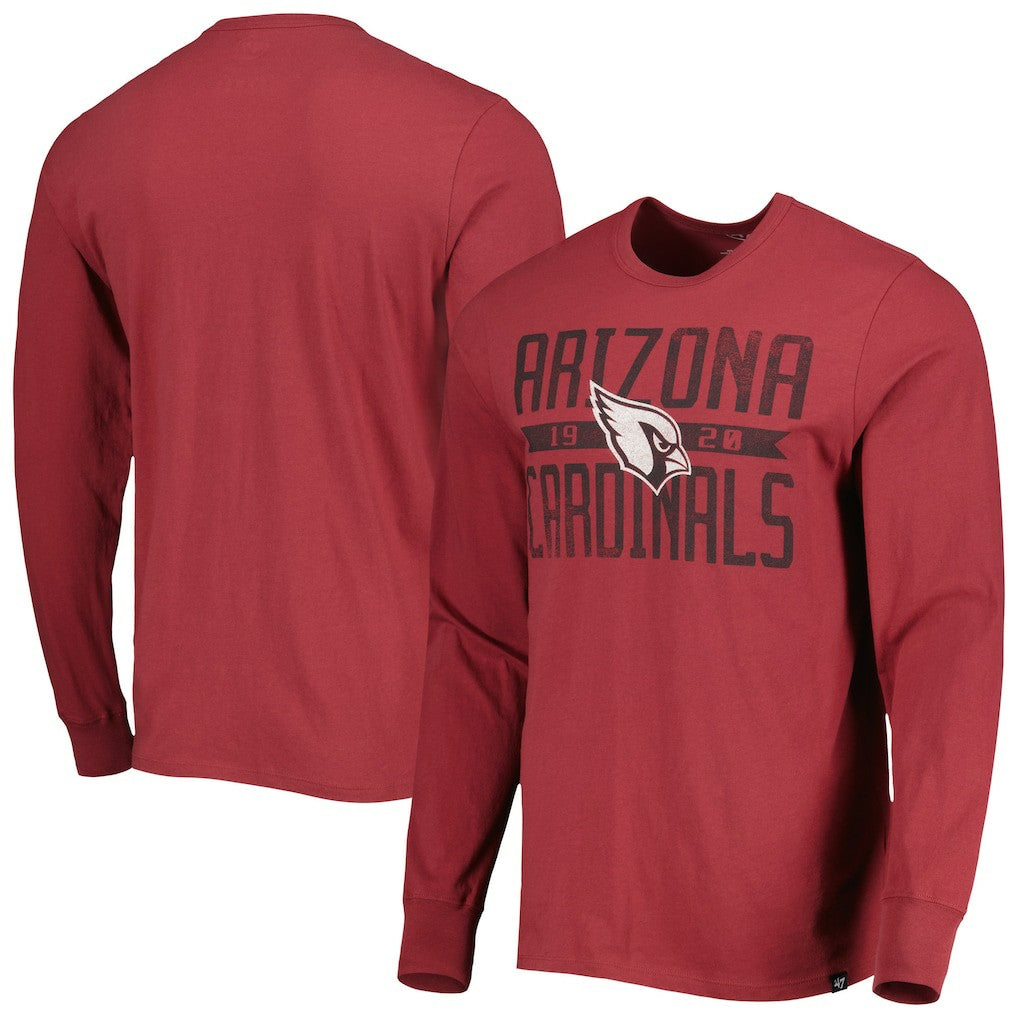 Arizona Cardinals '47 Brand Wide Out Franklin Long Sleeve T-Shirt - Cardinal on sale