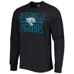 Jacksonville Jaguars '47 Brand Wide Out Franklin Long Sleeve T-Shirt - Black discount