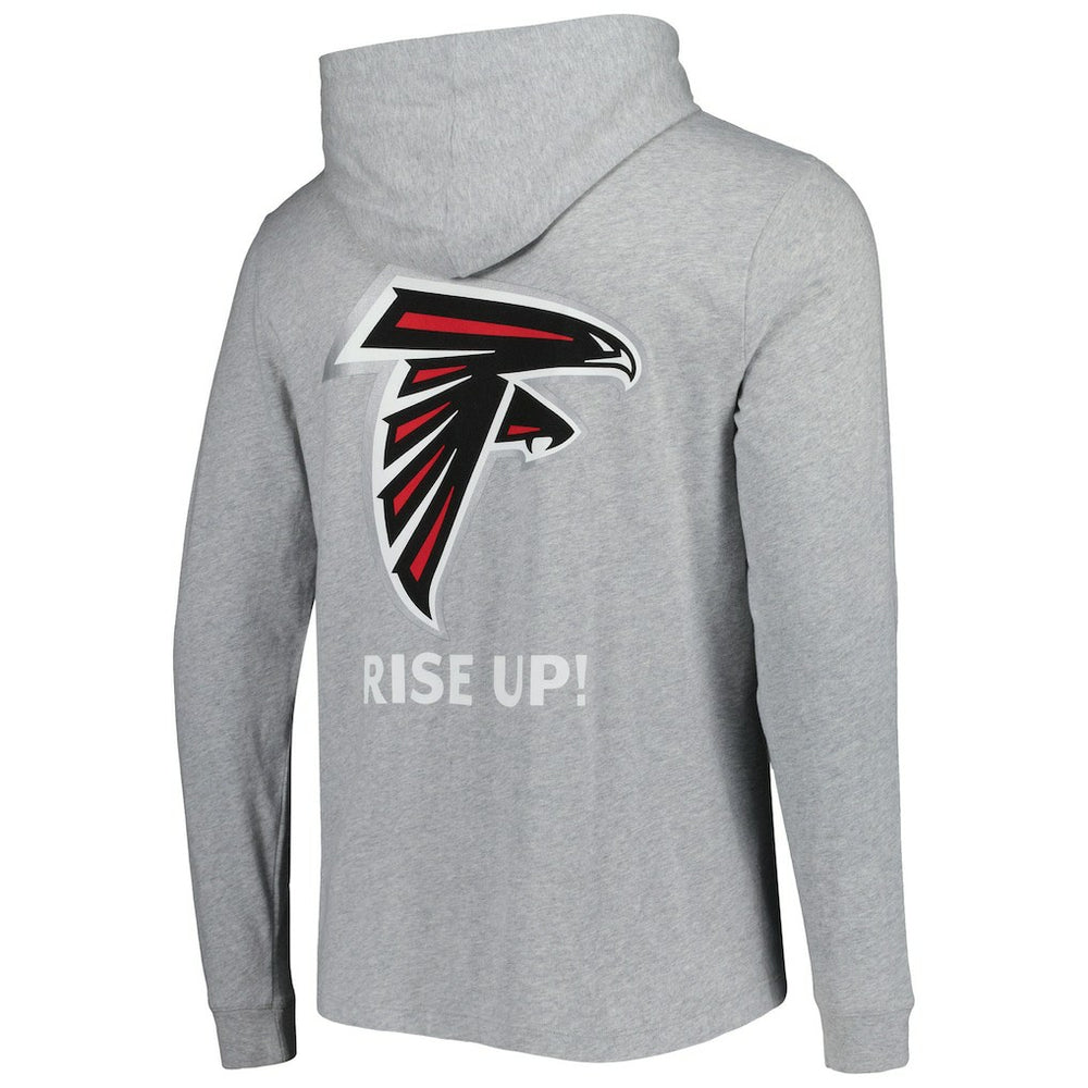 Atlanta Falcons Vineyard Vines Local Long Sleeve Hoodie T-Shirt - Heathered Gray cheap