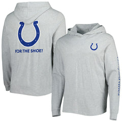 Indianapolis Colts Vineyard Vines Local Long Sleeve Hoodie T-Shirt - Heathered Gray cheap