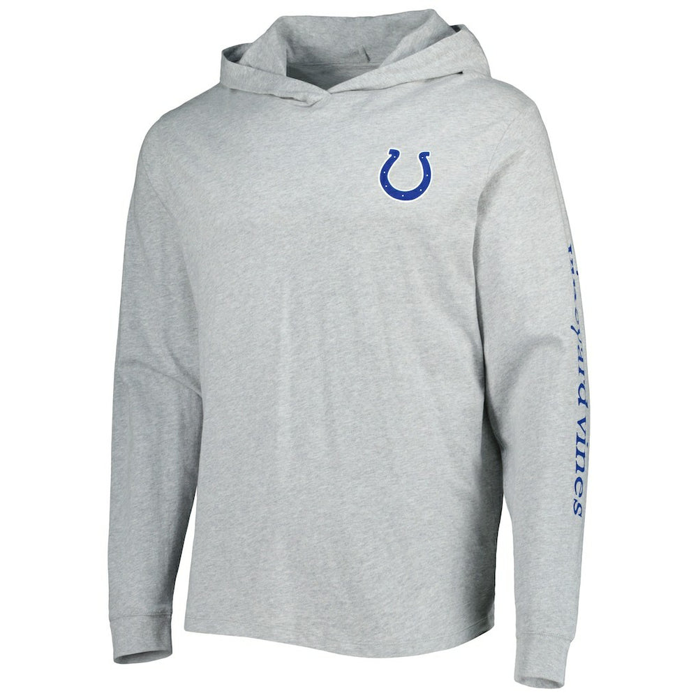 Indianapolis Colts Vineyard Vines Local Long Sleeve Hoodie T-Shirt - Heathered Gray cheap