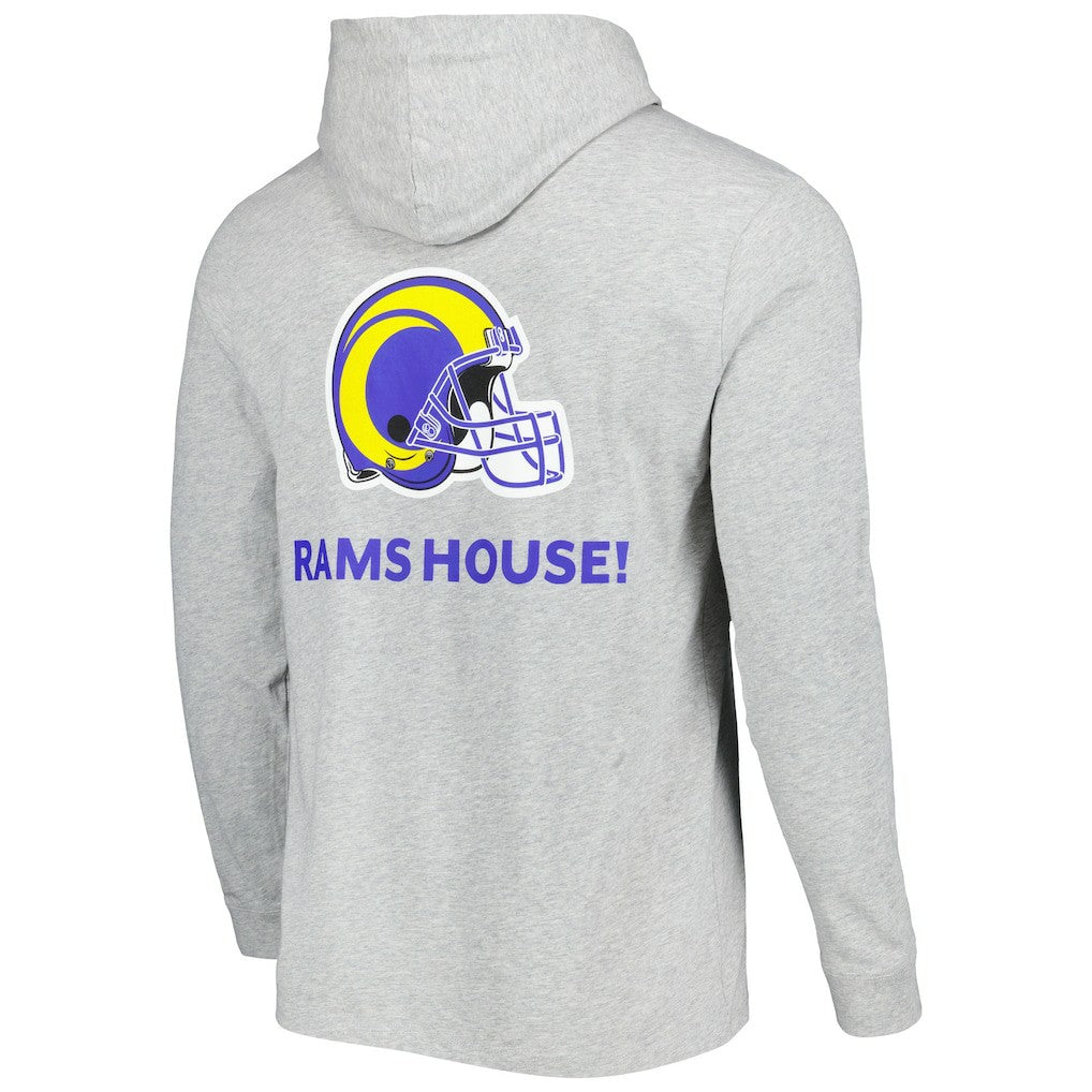 Los Angeles Rams Vineyard Vines Local Long Sleeve Hoodie T-Shirt - Heathered Gray sale