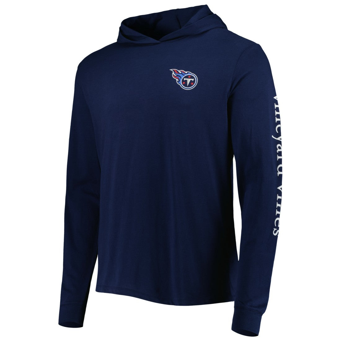 Tennessee Titans Vineyard Vines Local Long Sleeve Hoodie T-Shirt - Navy for sale