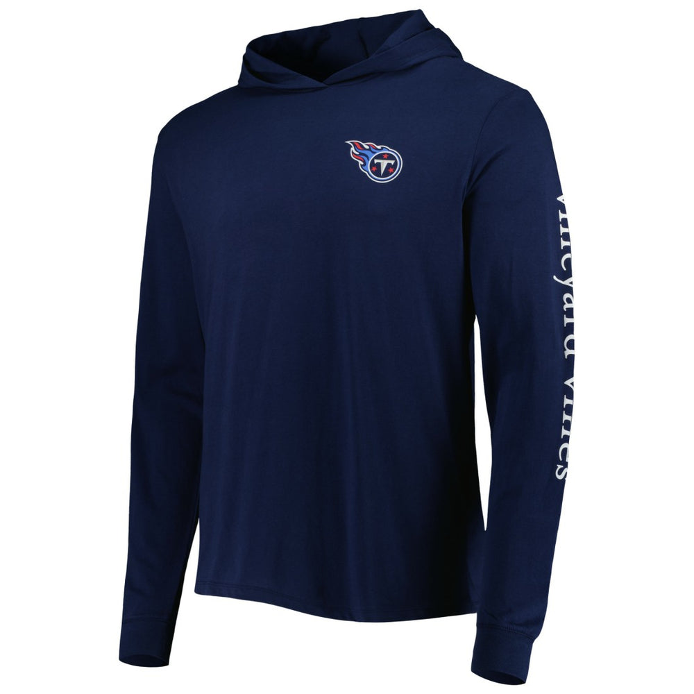 Tennessee Titans Vineyard Vines Local Long Sleeve Hoodie T-Shirt - Navy for sale