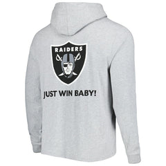 Las Vegas Raiders Vineyard Vines Local Long Sleeve Hoodie T-Shirt - Heathered Gray discount