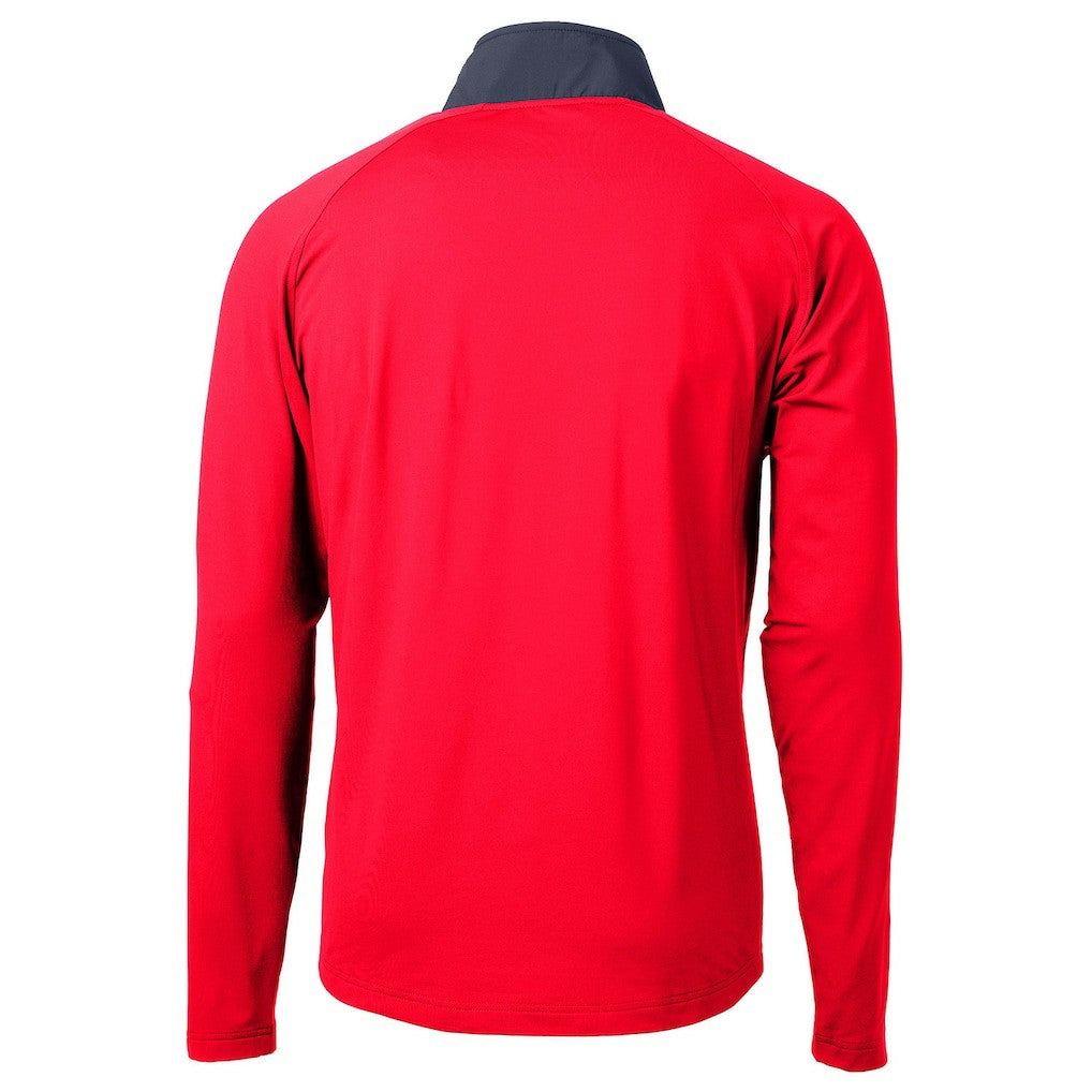 Indianapolis Colts Cutter & Buck Adapt Eco Knit Hybrid Recycled Quarter-Zip Pullover Top - Red discount