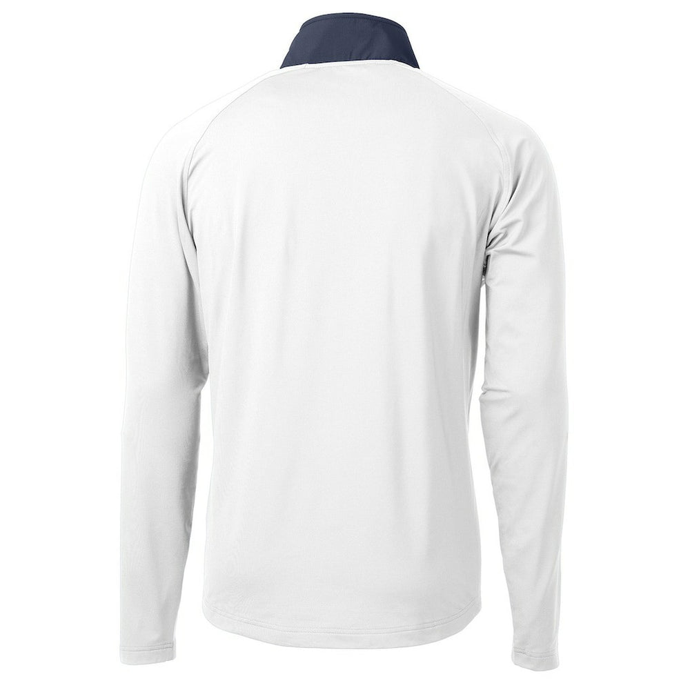 New Orleans Saints Cutter & Buck Adapt Eco Knit Hybrid Recycled Quarter-Zip Pullover Top - White outlet