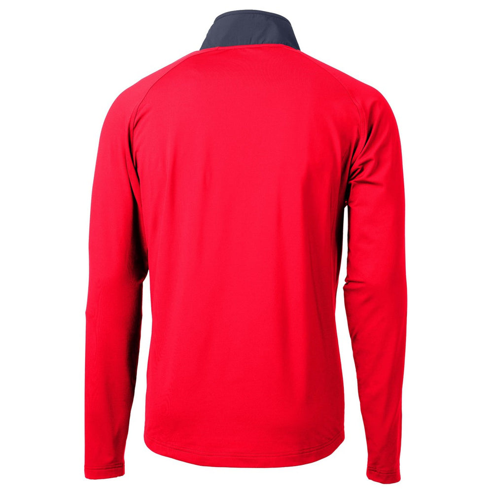 Houston Texans Cutter & Buck Adapt Eco Knit Hybrid Recycled Quarter-Zip Pullover Top - Red outlet