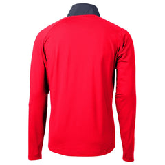 Houston Texans Cutter & Buck Adapt Eco Knit Hybrid Recycled Quarter-Zip Pullover Top - Red outlet