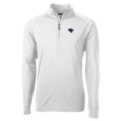 Jacksonville Jaguars Cutter & Buck Team Adapt Eco Knit Hybrid Recycled Quarter-Zip Pullover Top - White on sale