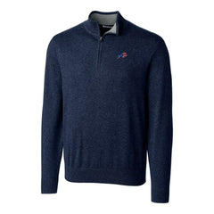 Buffalo Bills Cutter & Buck Lakemont Quarter-Zip Pullover Sweater - Navy outlet