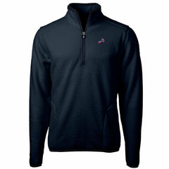Detroit Lions Cutter & Buck Big & Tall Cascade Eco Sherpa Fleece Quarter-Zip Pullover Jacket - Navy discount