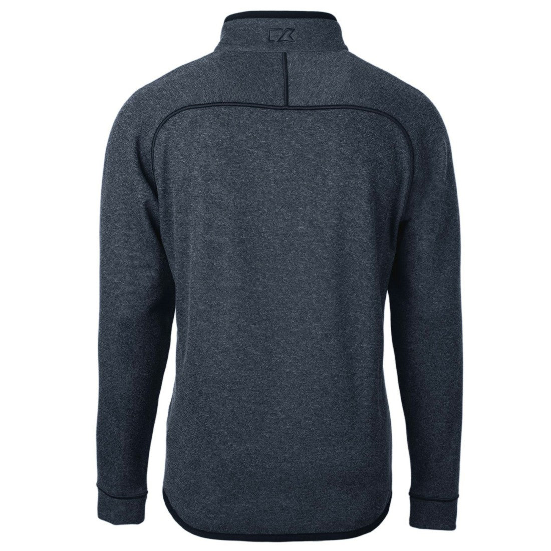 Detroit Lions Cutter & Buck Big & Tall Mainsail Sweater Knit Half-Zip Pullover Jacket - Heathered Navy for sale