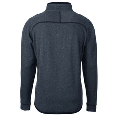 Detroit Lions Cutter & Buck Big & Tall Mainsail Sweater Knit Half-Zip Pullover Jacket - Heathered Navy for sale