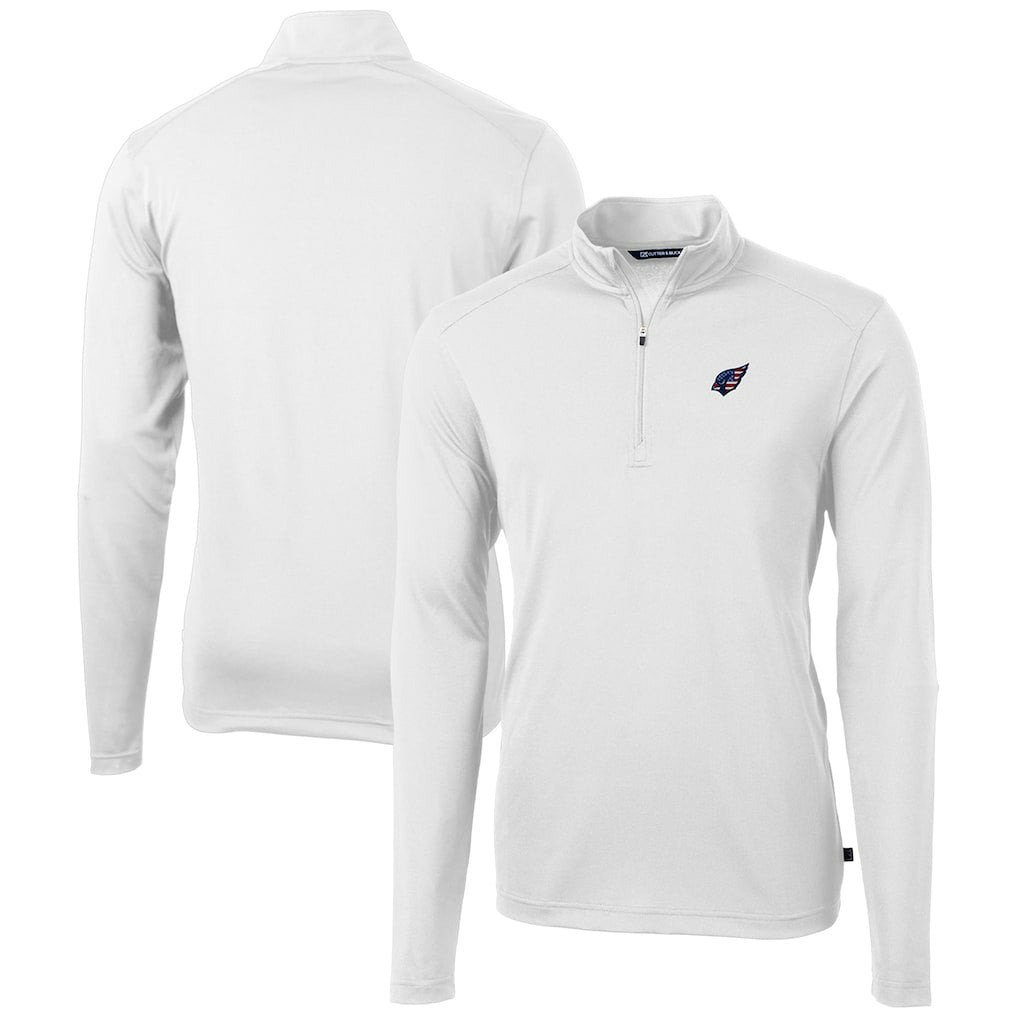 Arizona Cardinals Cutter & Buck Big & Tall Virtue Eco Pique Recycled Quarter-Zip Jacket - White online