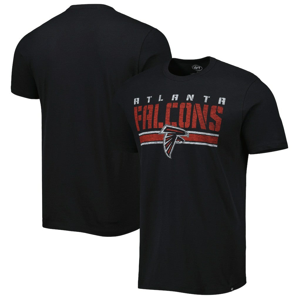 Atlanta Falcons '47 Team Stripe T-Shirt - Black cheap