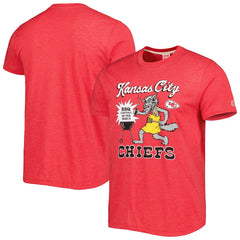 Kansas City Chiefs Homage BBQ Hyper Local Tri-Blend T-Shirt - Red outlet