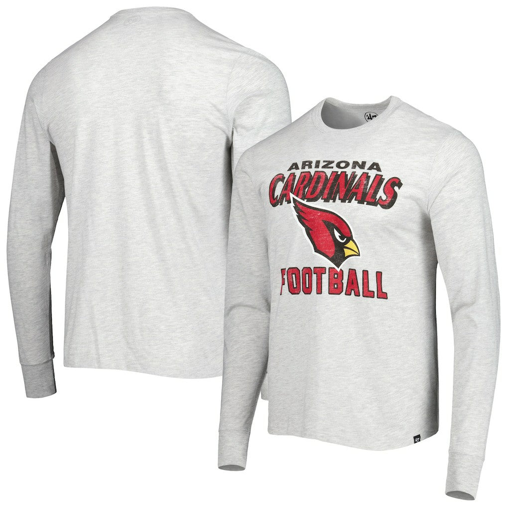 Arizona Cardinals '47 Dozer Franklin Long Sleeve T-Shirt - Heathered Gray for sale