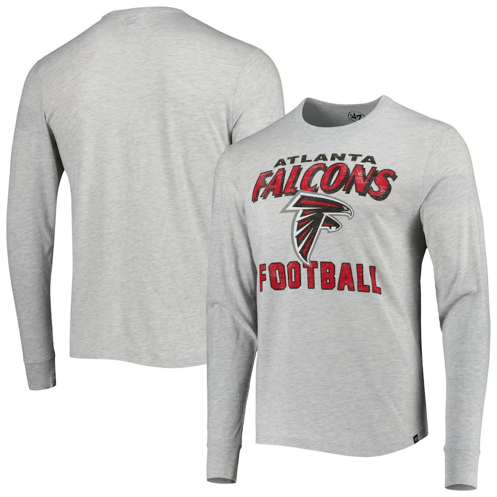 Atlanta Falcons '47 Dozer Franklin Long Sleeve T-Shirt - Heathered Gray sale