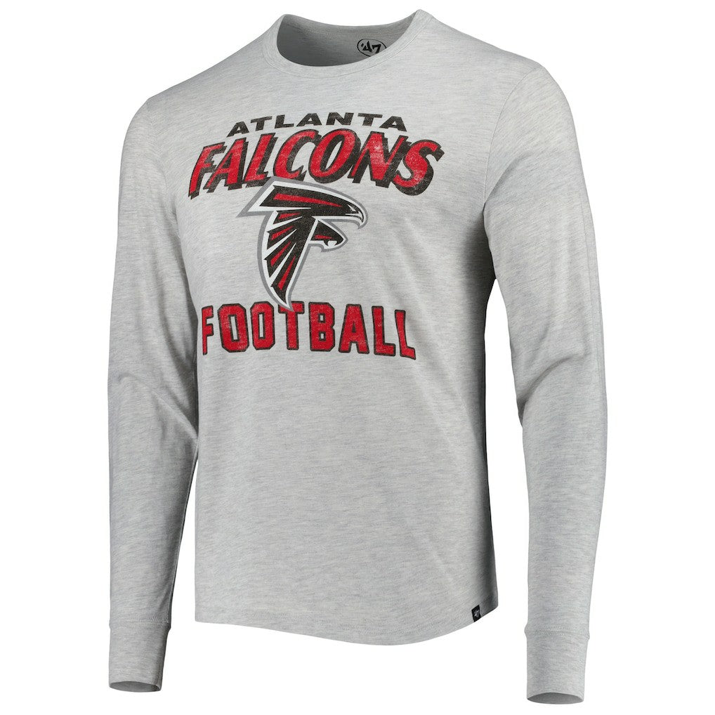 Atlanta Falcons '47 Dozer Franklin Long Sleeve T-Shirt - Heathered Gray sale