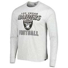Las Vegas Raiders '47 Dozer Franklin Long Sleeve T-Shirt - Heathered Gray for sale