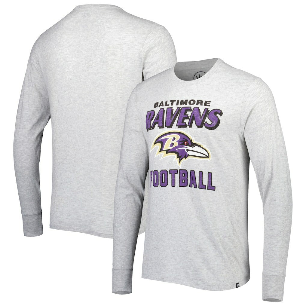 Baltimore Ravens '47 Dozer Franklin Long Sleeve T-Shirt - Heathered Gray online