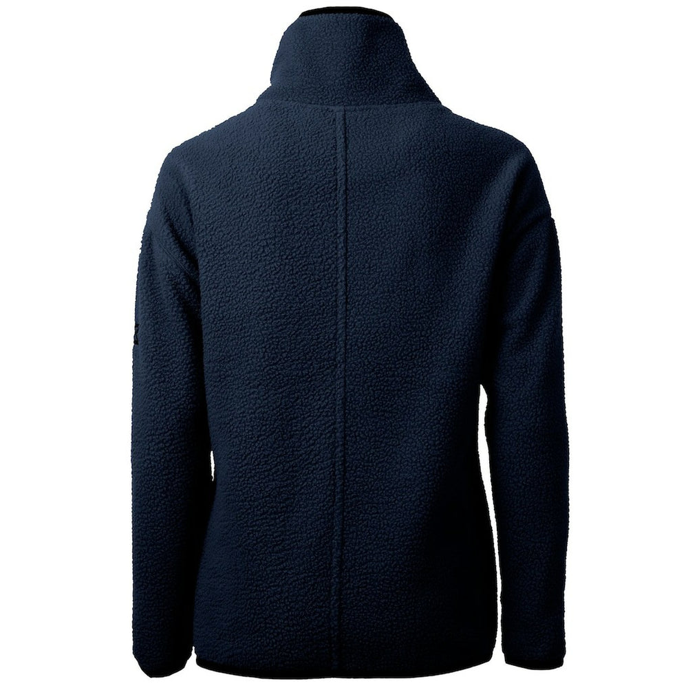 Cincinnati Bengals Cutter & Buck Women's Americana Cascade Eco Sherpa Fleece Half-Zip Pullover Jacket - Navy cheap