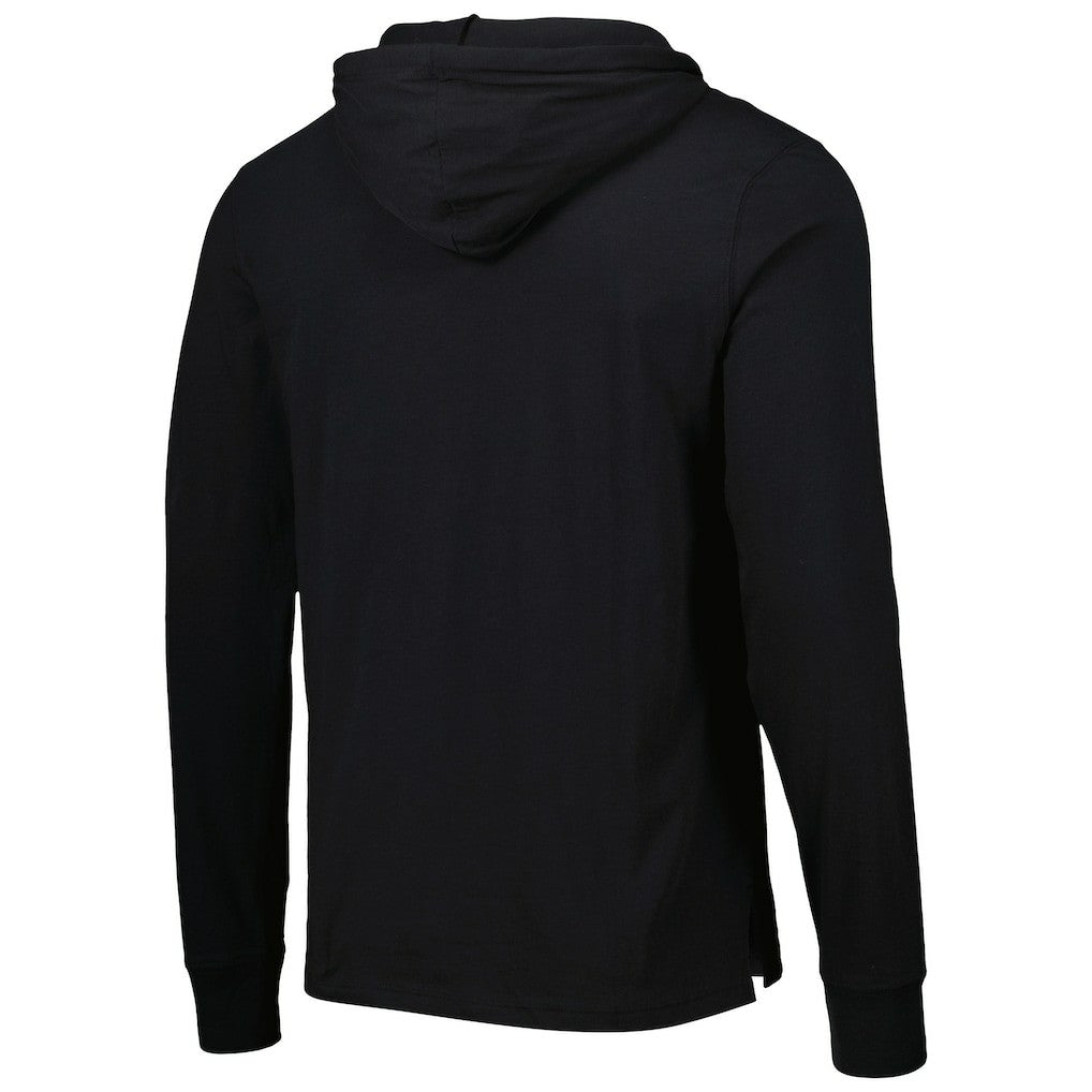 New Orleans Saints '47 Field Franklin Hooded Long Sleeve T-Shirt - Black cheap