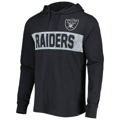 Las Vegas Raiders '47 Field Franklin Hooded Long Sleeve T-Shirt - Black for sale