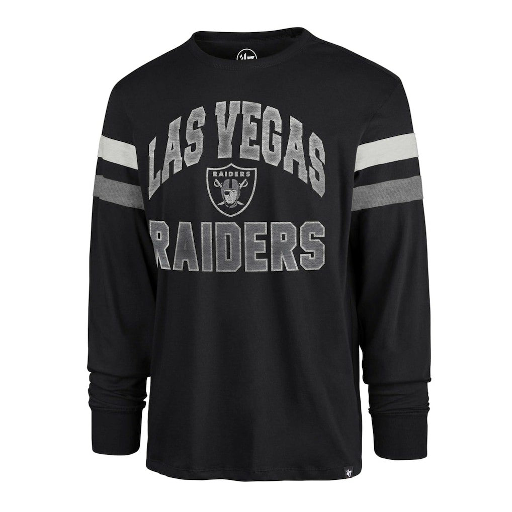 Las Vegas Raiders '47 Irving Long Sleeve T-Shirt - Black outlet