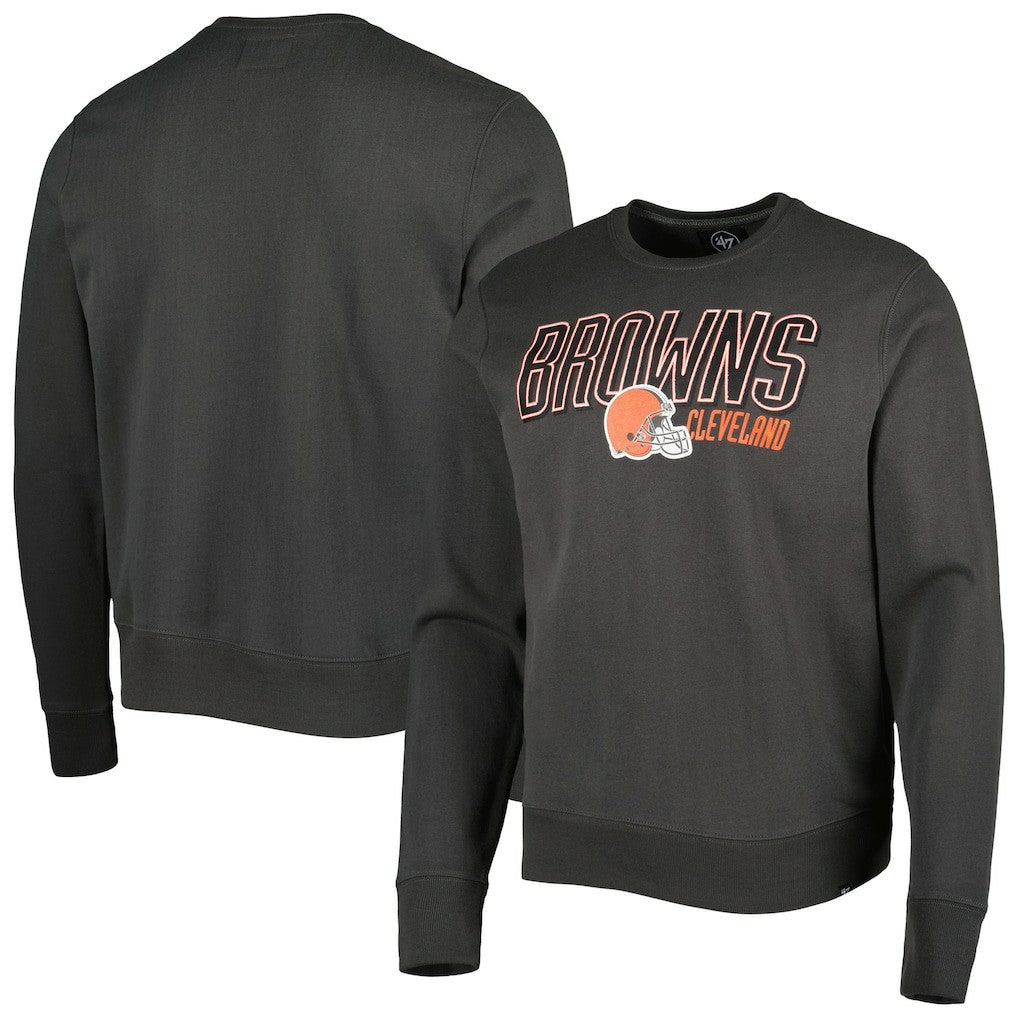 Cleveland Browns '47 Locked In Headline Pullover Sweatshirt - Charcoal cheap
