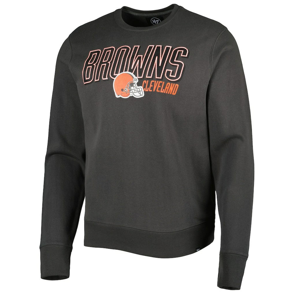 Cleveland Browns '47 Locked In Headline Pullover Sweatshirt - Charcoal cheap