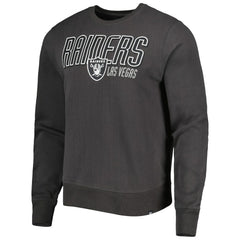 Las Vegas Raiders '47 Locked In Headline Pullover Sweatshirt - Charcoal online
