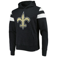 New Orleans Saints '47 Premier Nico Pullover Hoodie - Heathered Black cheap