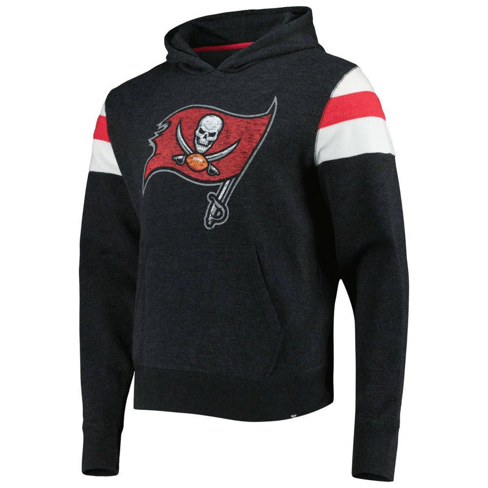 Tampa Bay Buccaneers '47 Premier Nico Pullover Hoodie - Heathered Black outlet