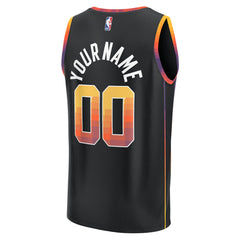 Phoenix Suns Fast Break Custom Replica Jersey - Black - Statement Edition shop