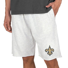 New Orleans Saints Concepts Sport Mainstream Terry Shorts - Oatmeal for sale