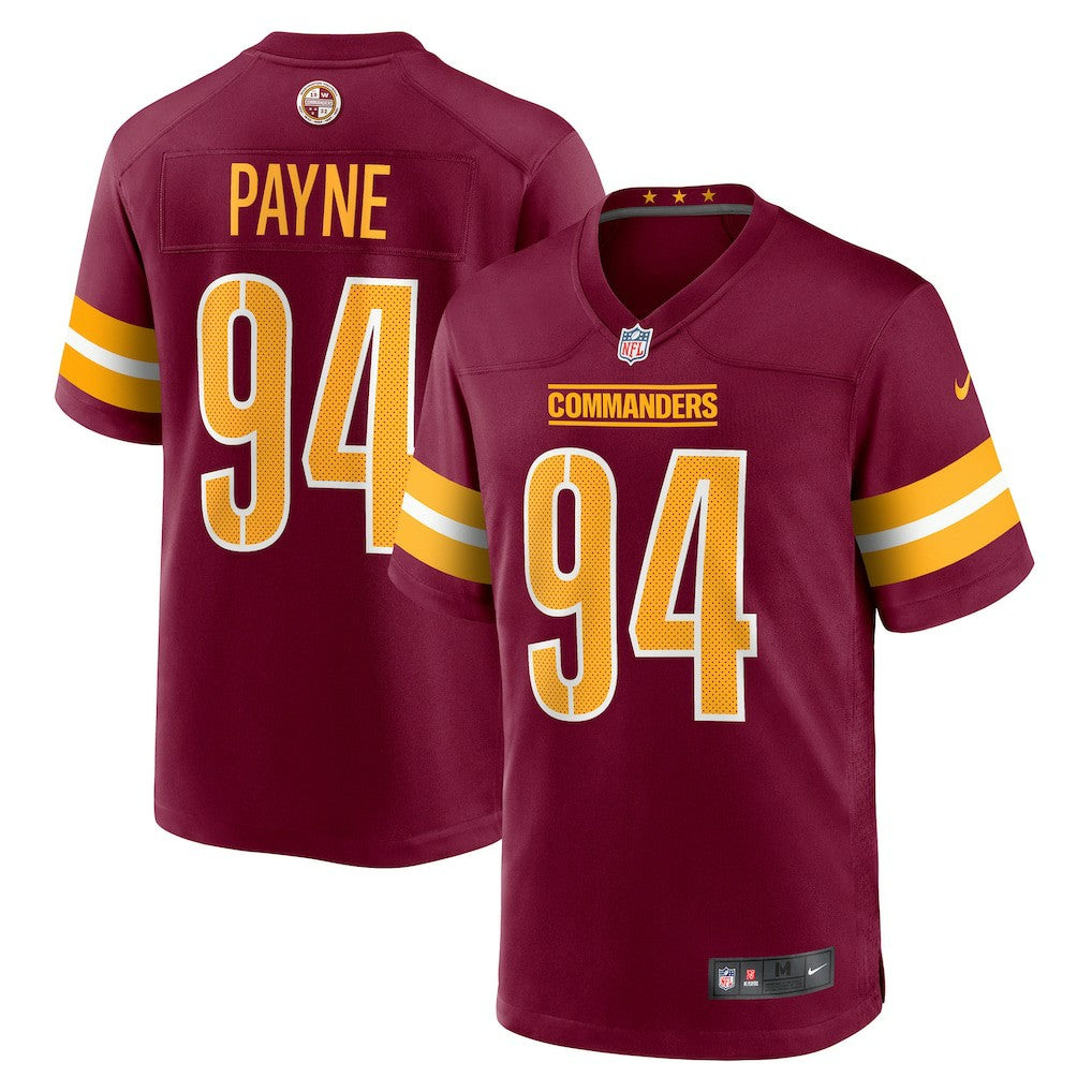 Daron Payne Washington Commanders Player Game Jersey - Burgundy online
