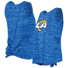 Los Angeles Rams New Era Women's Space Dye Tie-Back Tank Top - Royal online