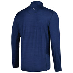Atlanta Braves Tommy Bahama Delray IslandZone Half-Zip Top Navy