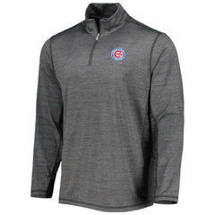 Chicago Cubs Tommy Bahama Delray IslandZone Half-Zip Top Charcoal