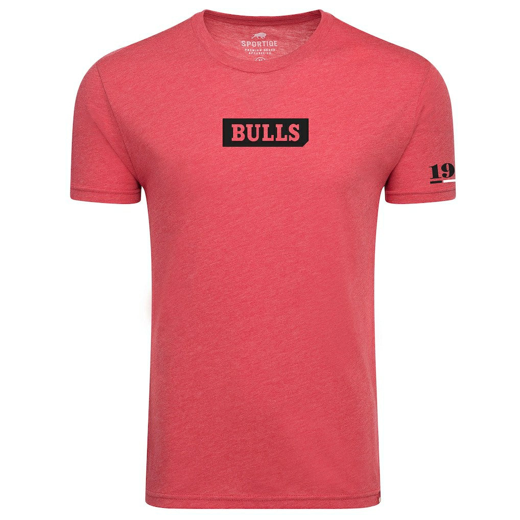 Chicago Bulls Sportiqe Unisex 1966 Collection Comfy Tri-Blend T-Shirt sale - Red cheap
