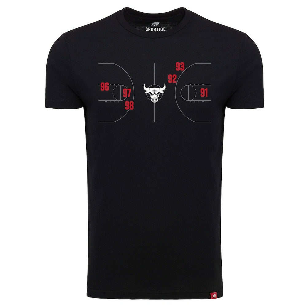 Chicago Bulls Sportiqe Unisex 1966 Collection Comfy Tri-Blend T-Shirt sale - Black shop