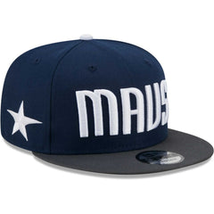 Dallas Mavericks Jersey Hook Statement Edition 9FIFTY Snapback Hat sale - Navy/Gray shop