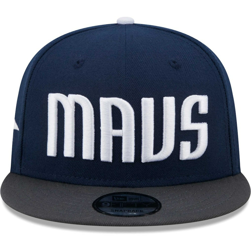Dallas Mavericks Jersey Hook Statement Edition 9FIFTY Snapback Hat sale - Navy/Gray shop