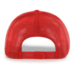 Washington Nationals Ridgeline Tonal Patch Trucker Adjustable Hat Red