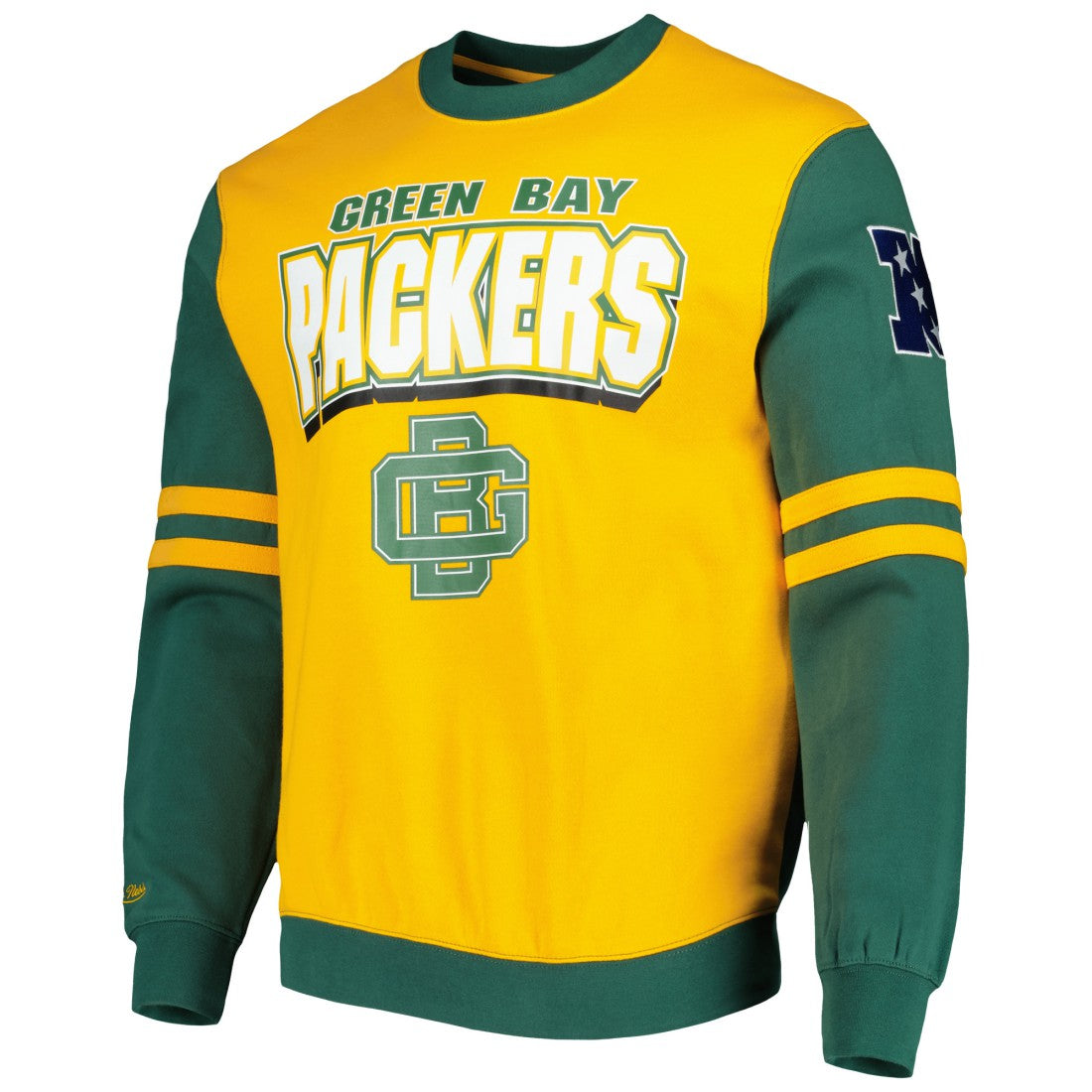 Green Bay Packers All Over 2.0 Pullover Sweatshirt - Gold on sale